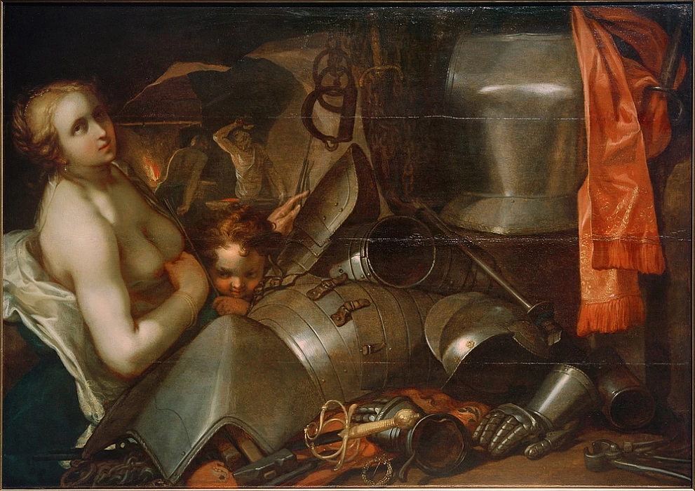 Venere e Cupido nella Fucina del Vulcano